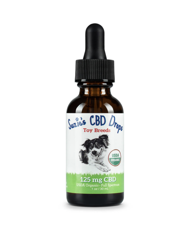 Suzie's CBD Drop Pet Products / 125mg Toy Breeds